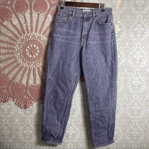 5/$30 & Other Stories High Waist Mom Jeans Purple 28 - Picture 1 of 4